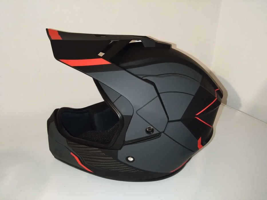 Casca moto cross enduro   + CADOU :ochelari si cagula ,produse noi