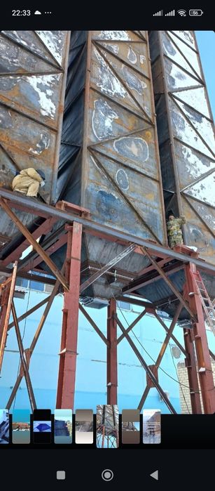 Ангар шатровый каркасный