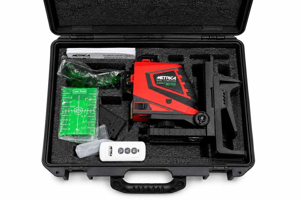 Nivela laser Metrica 3D Green Junior cu telecomanda