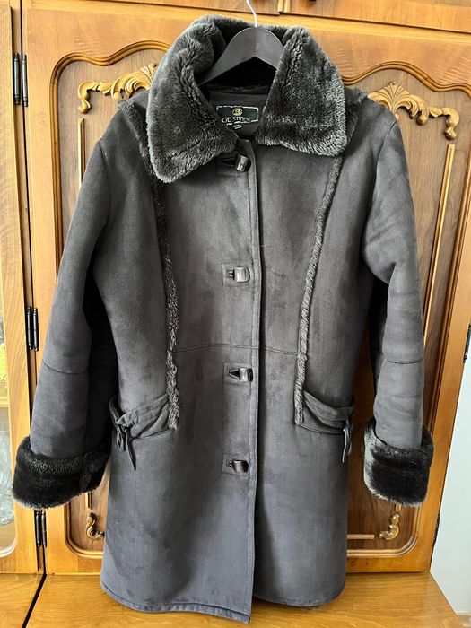 Cojoc dama blana sintetica