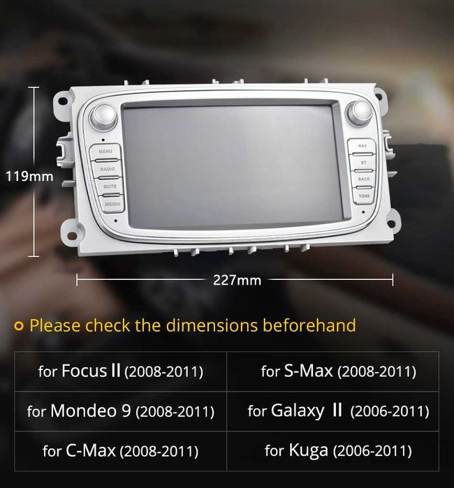 LCD Instrument Cluster Display For Ford Focus MKII, Galaxy, WA6, Kuga, C-MAX – Dash Repair Tool