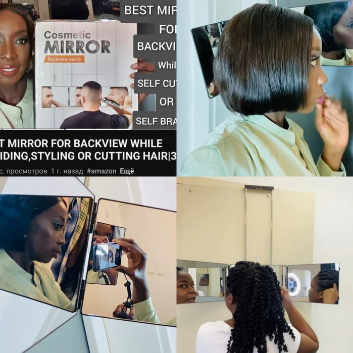 Selfcut mirror, зеркало для стрижки ,make up