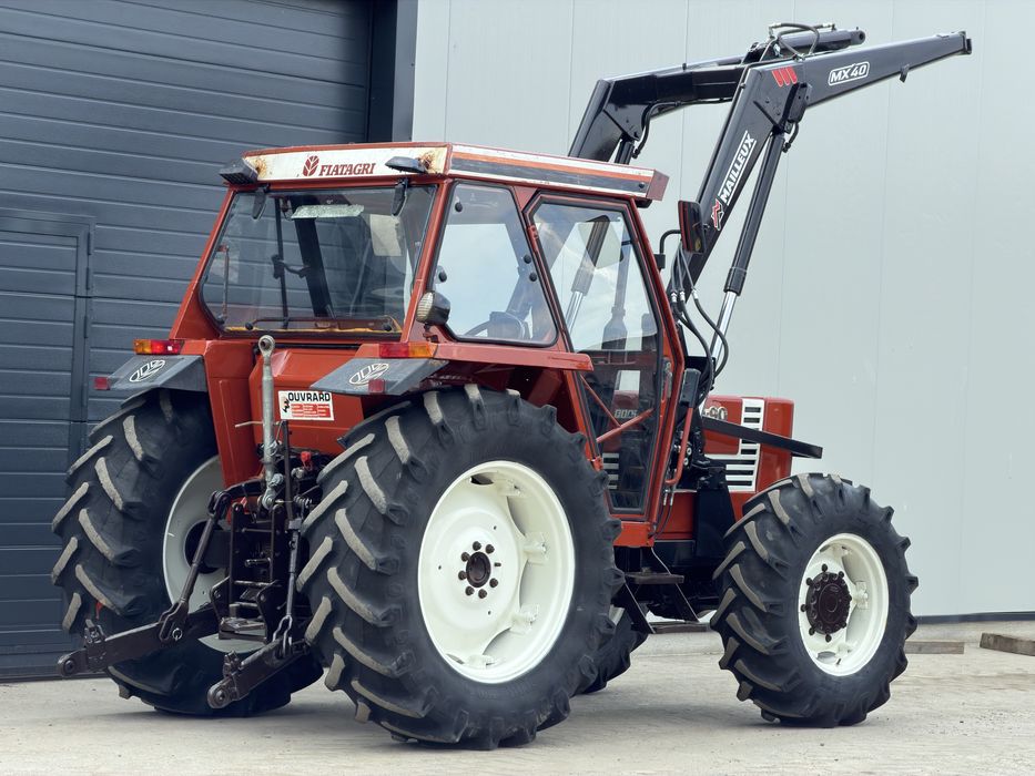 Tractor Fiat Agri 70 90 Incarcator Maillux MX 40 cabina  SuperComfort import  Belgia New Holland Case Claas John Deere Fiat 80 90 Fiat 88 94