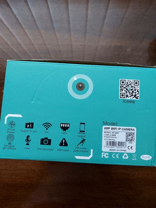 Камера ICSEE 4MP WiFi IP