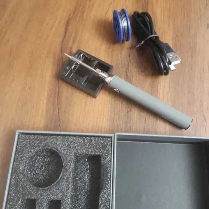 Преносим безжичен поялник с вградена батерия, USB зареждане