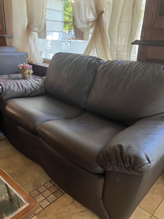 Кожени дивани  и фотьойл
