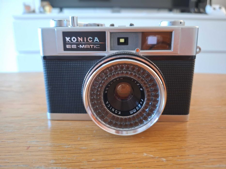 Aparat foto film Konica EE-Matic DELUXE (Rangefinder) - Funcțional