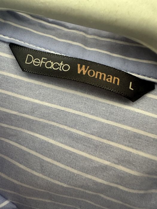 Defacto рубашка голубая