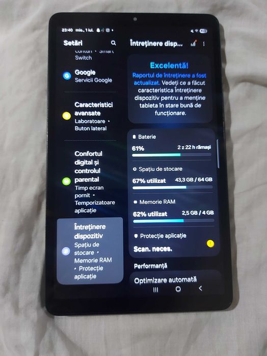 Tableta samsung A9