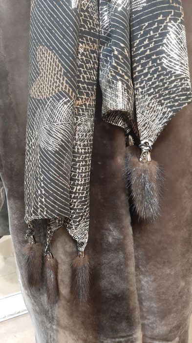 Шуба 54разм, новая мутон.