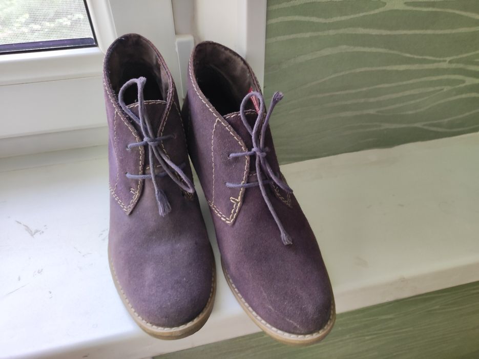 Ботиночки из натуральной замши немецкое качество