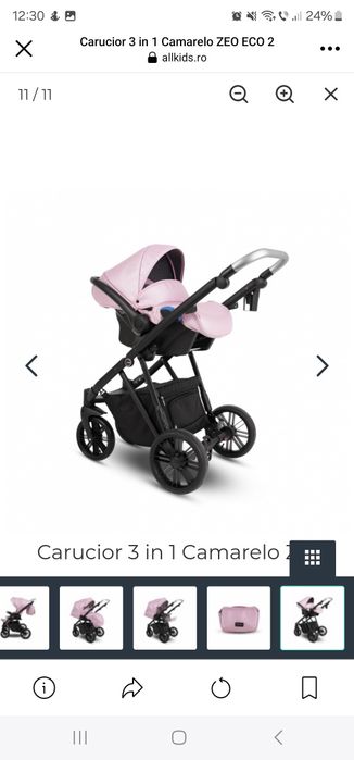 Căruț 3in1 folosit foarte putin! Nu e negociabil