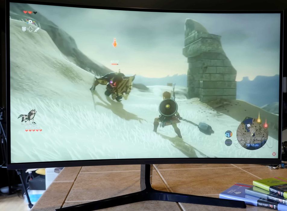 Vând Monitor LED Samsung Gaming C27JG50 Curbat 27", 2K, 4 ms, 144 Hz