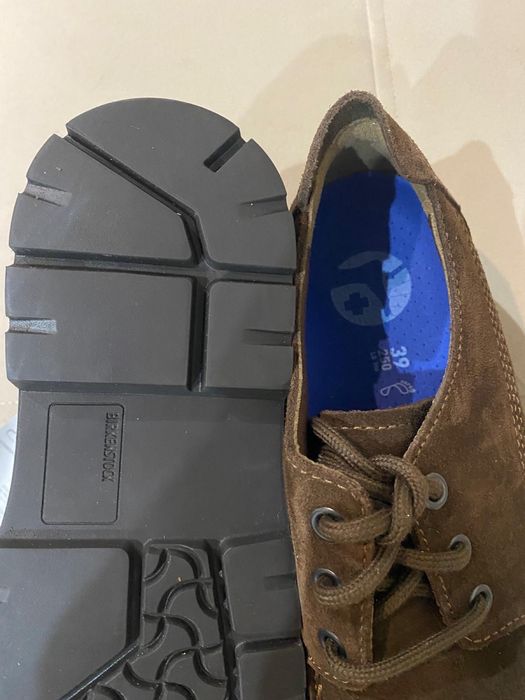 Brikenstock Higheood Moclace low Suede leather