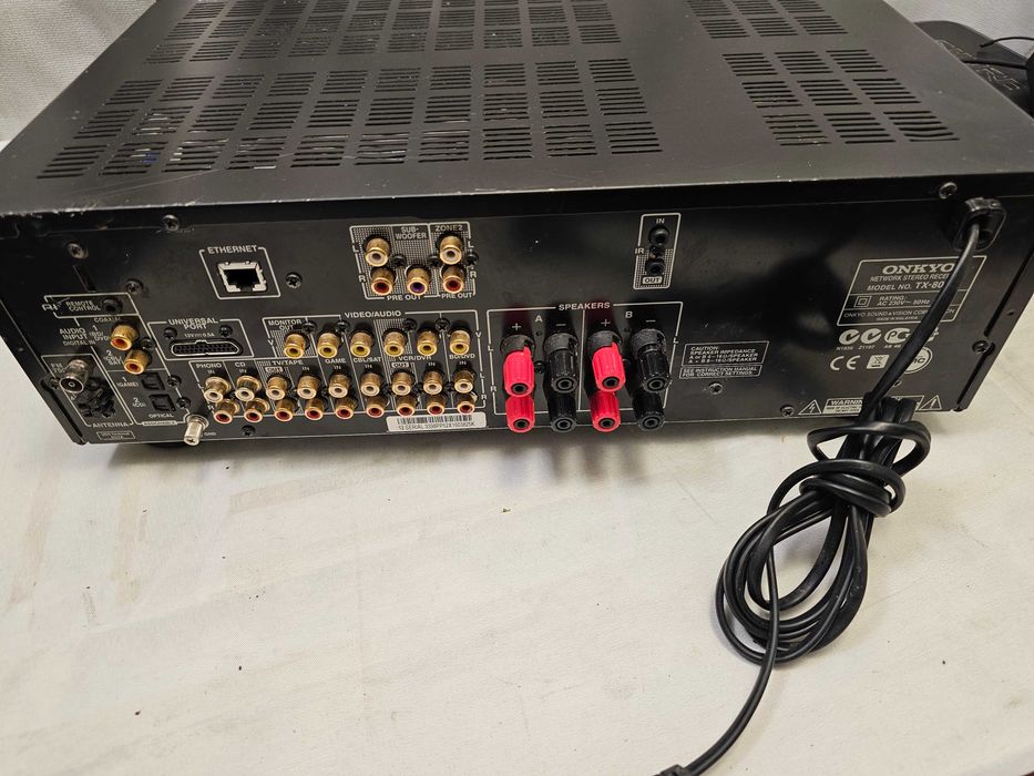 Receiver Stereo Retea Onkyo TX 8050 Network USB Optic Coaxial Phono Zone 2
