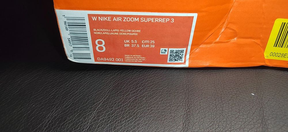 Nike Air Zoom Superrep 3, номер 39