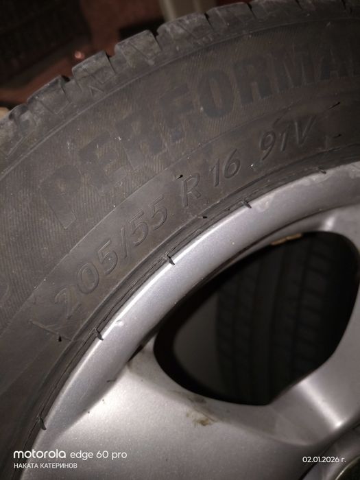 Летни гуми205/55/16 + лети Джанти 16 ки за Тойота 5×114.3 - 16 ки