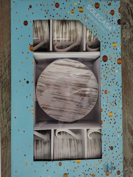 Сервиз за кафе и чай (нов) 12 части Solecasa 220 мл - 45 лв.