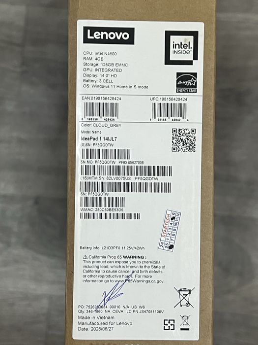 Lenovo ideapad 1