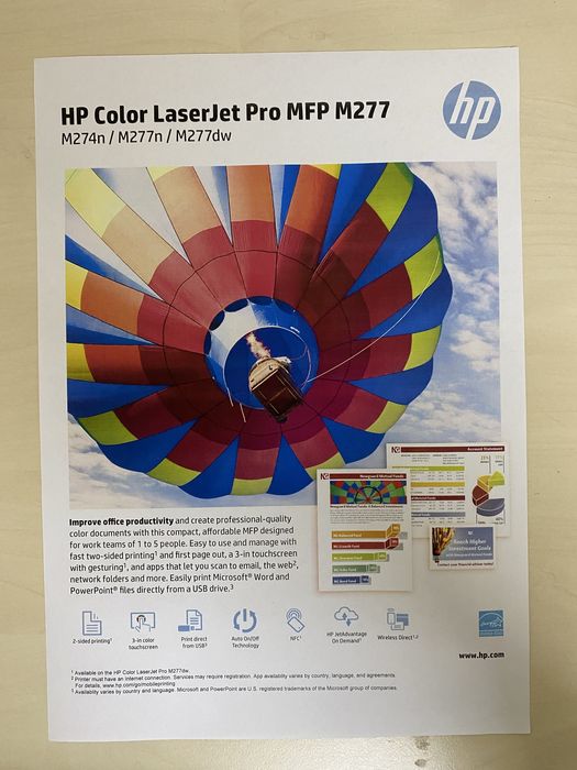 Multifunctionala color HP M277dw wireless