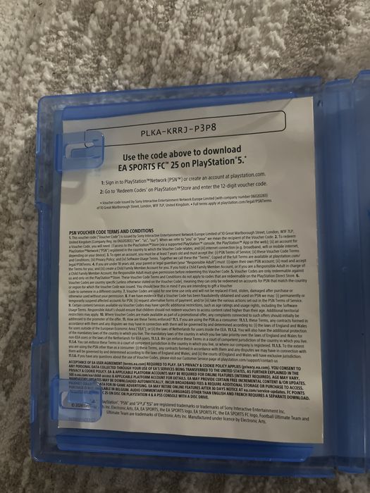 Диск Fifa 25 на пс 4