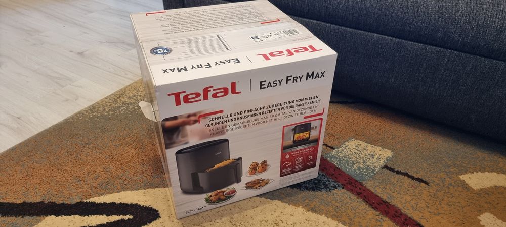 Friteuza cu aer cald TEFAL Easy Fry Max, 1kg, 5l, 1500W. Sigilata