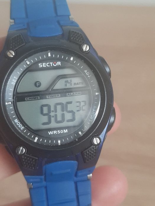 Ceas Sector Expander Digital – Curea Albastră