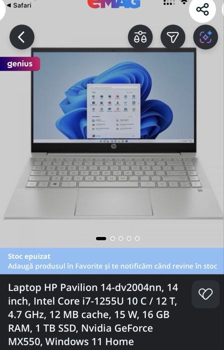 Vand HP Pavilion 14-dv2004nn