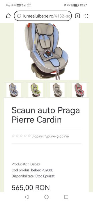 Scaune auto pentru  copil 0-36kg cu isofix