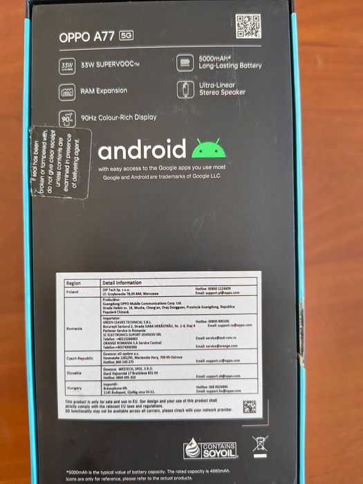 OPPO A77 G5 mobil