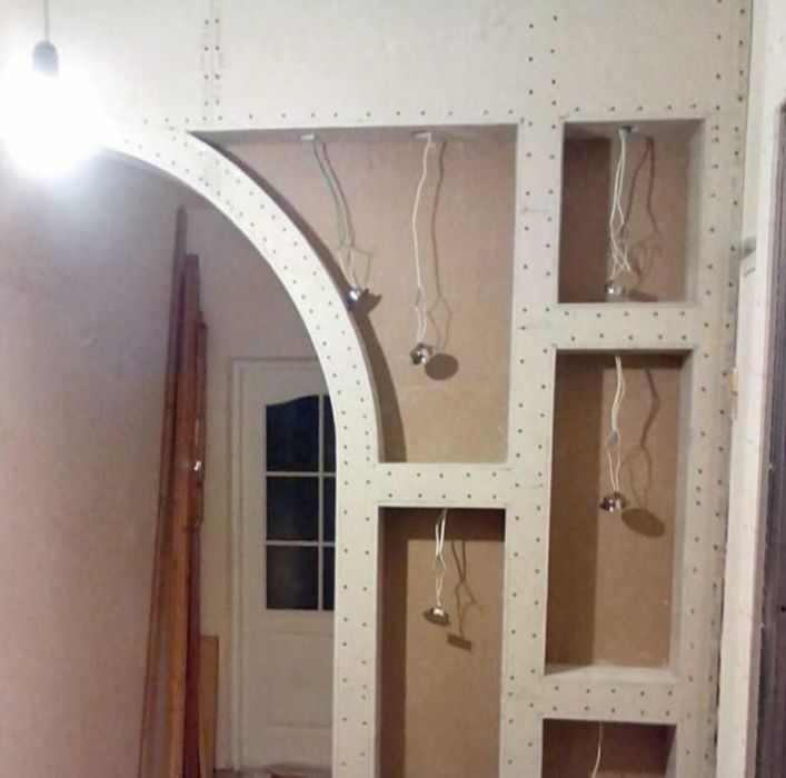 Мантаж гипсокартона  и амстронга