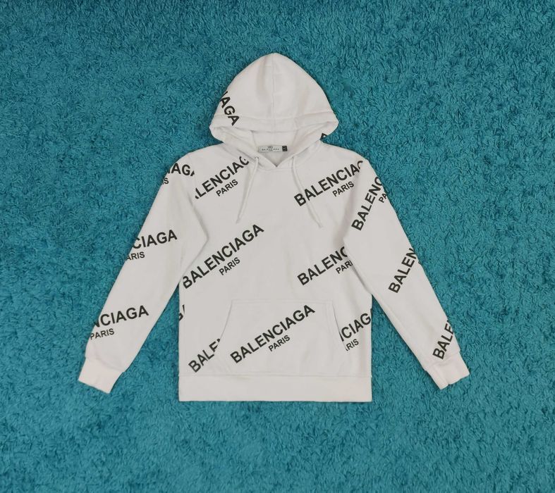 Hanorac Balenciaga Alb S