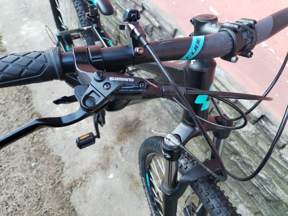 Bicicleta Cube Acces roti 27.5 cadru aluminiu Frâne disc hidraulice