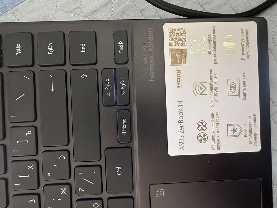 Продам zenbook asus 14 в отличном состоянии