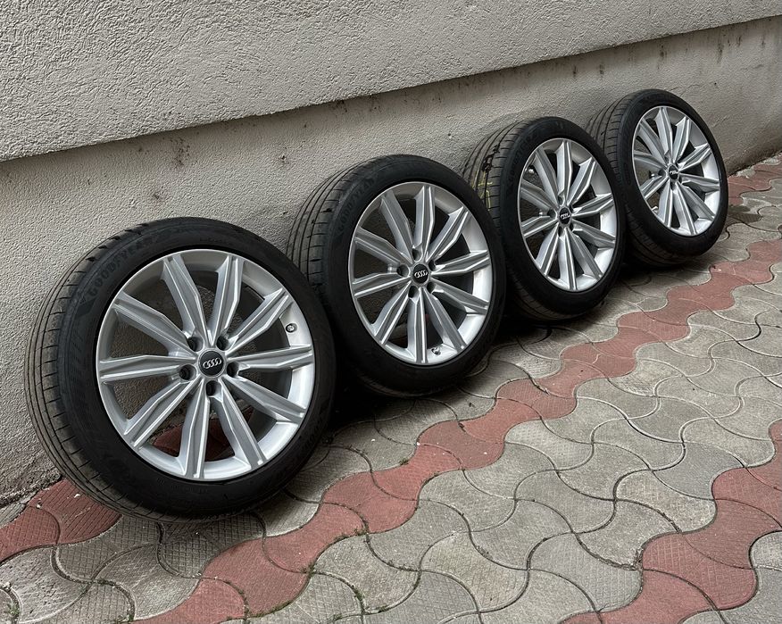 JANTE ORIGINALE AUDI A6 C8 R19 cu anvelope vara GoodYear 245/45 R19