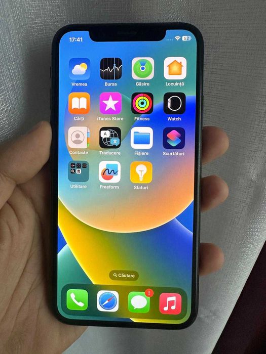 Iphone X ALB 256 GB baterie 100% Impecabil Liber de retea
