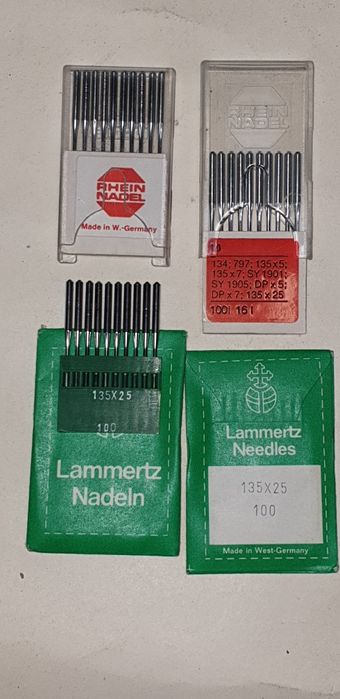 Иглы для швейных машин.