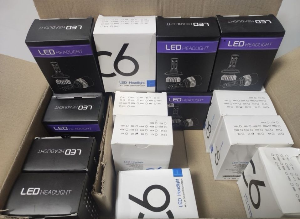 Becuri led H1 H3 H4 H7 H11 HB3 HB4
