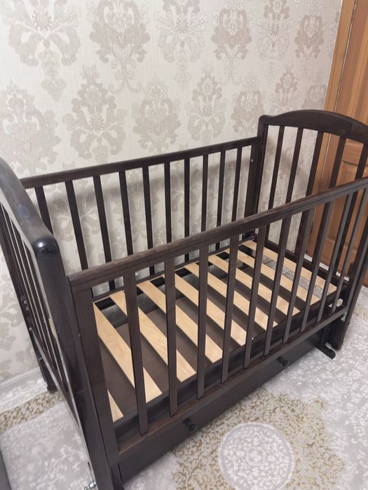 Детская кровать манеж с матрасом