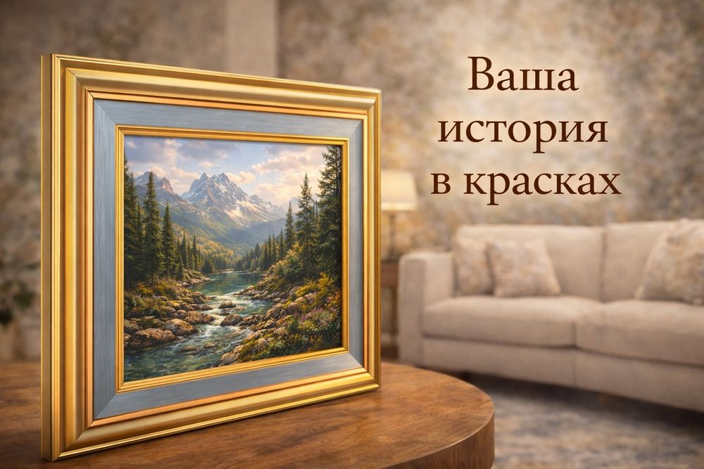 Премиальные картины на холсте с рамкой и без