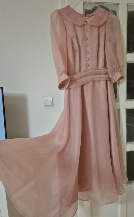 Rochie midi din organza