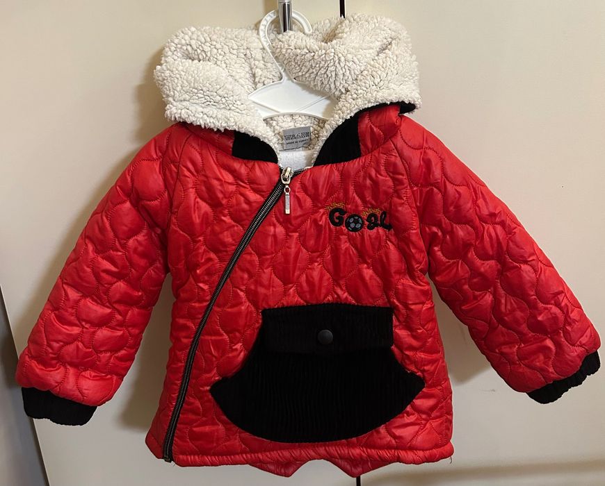 Комплект зимно яке с панталонки, 9-12 м, за момче