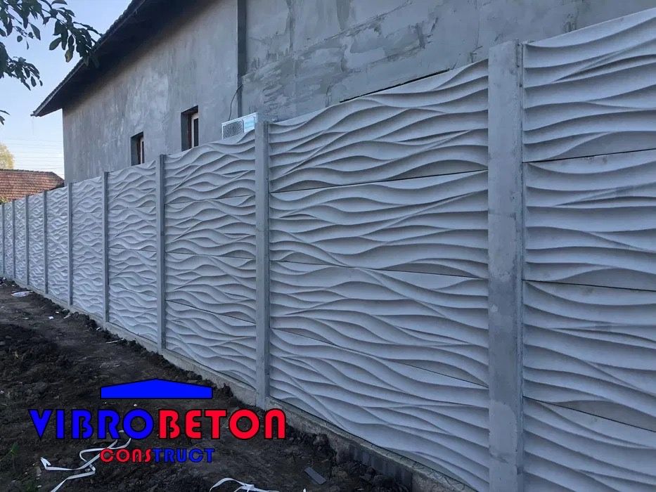 Placi de gard din beton