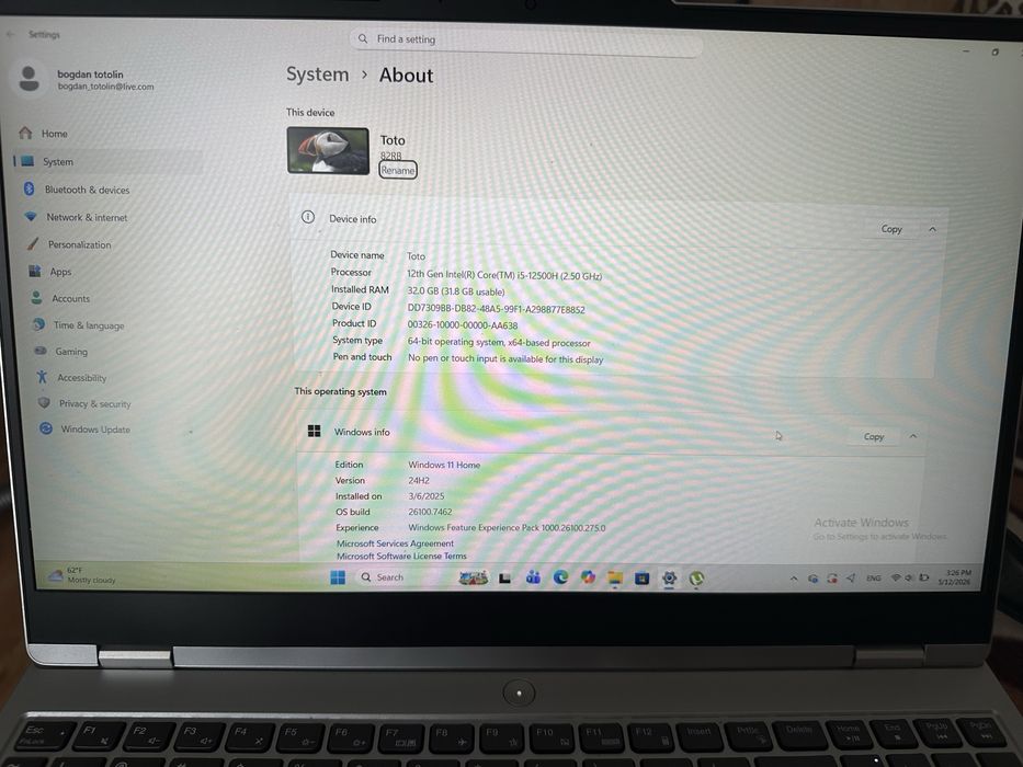 Laptop Lenovo Legion 5