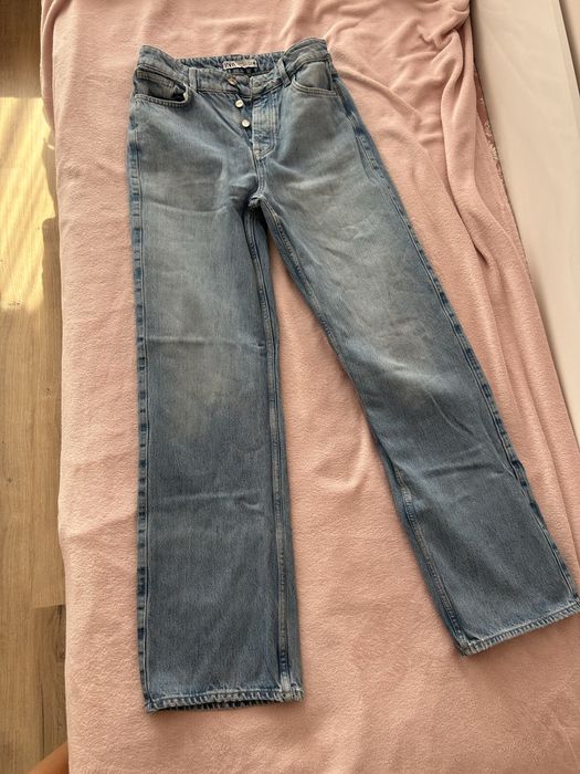 Прави светлосини дънки Zara