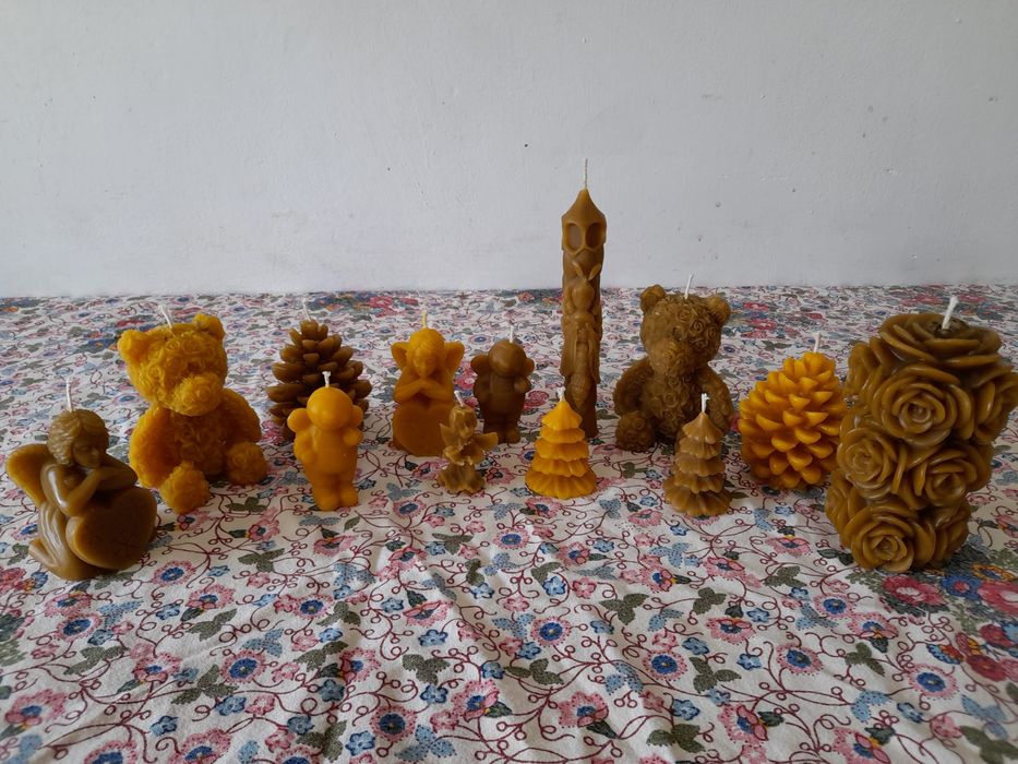 Ceara brută și lumânări naturale din ceara de albine!!