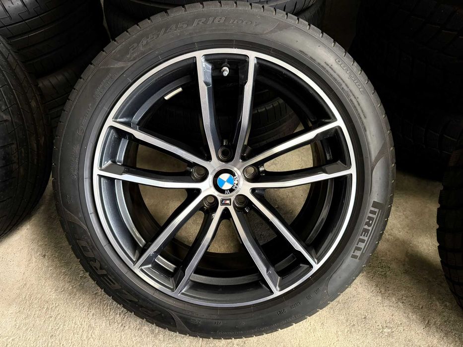 Jante BMW G30 cu anvelope 245 45 18