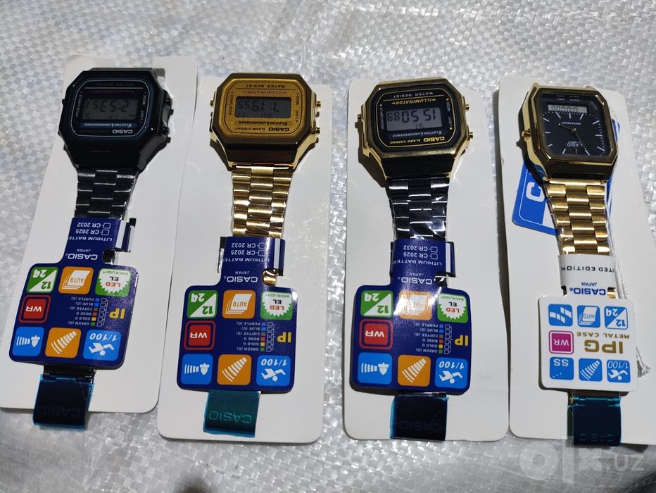 Наручные часы оптом для вашего бизнеса (дизайн Casio) — на металлическ