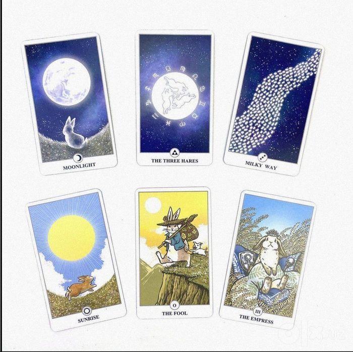 Карты МАК Таро Лунного Кролика ("Lunalapin Tarot") в железном боксе.