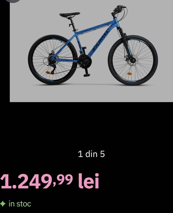 De vânzare  Bicicleta " CARPAT" SHIMANO